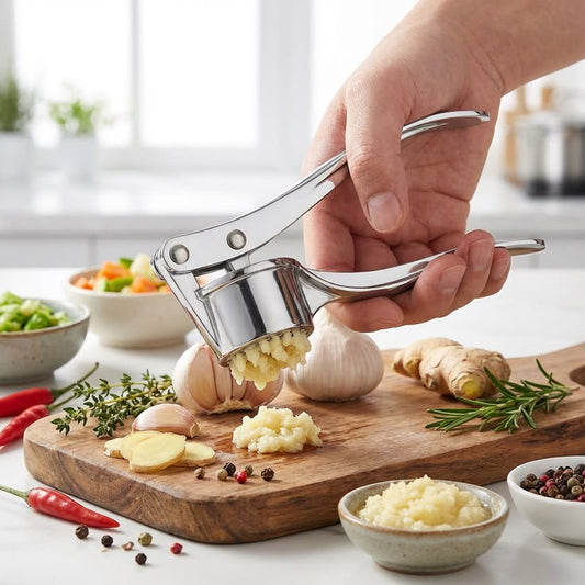 Kitchen Gadget Manual Garlic Press Mashing Too