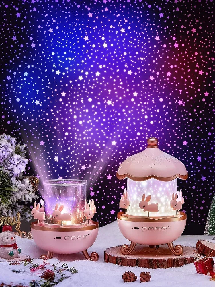 Cute Bunny Galaxy Star Projector