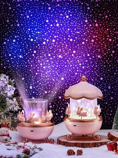 Cute Bunny Galaxy Star Projector