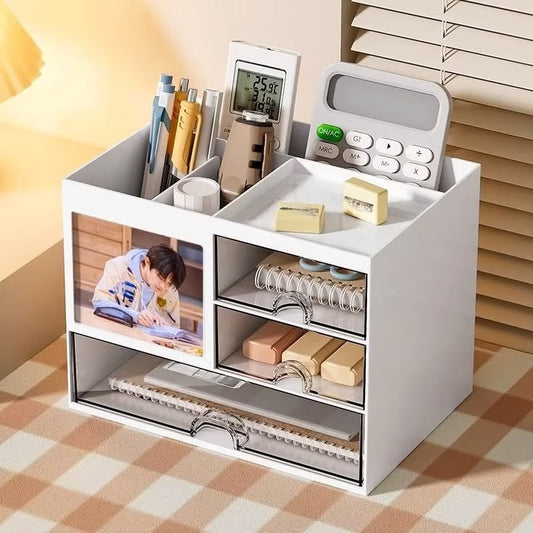 Desktop Multifunctional Storage Box Organizer