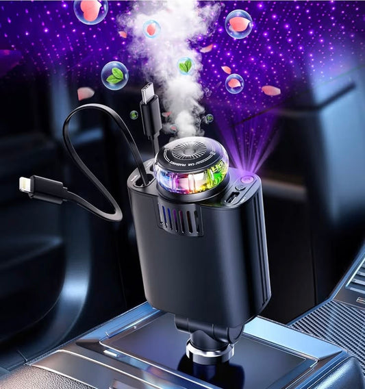 W&O Car Air Purifier – Advanced Negative LED Light