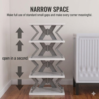 Modular Stackable Shoe Rack