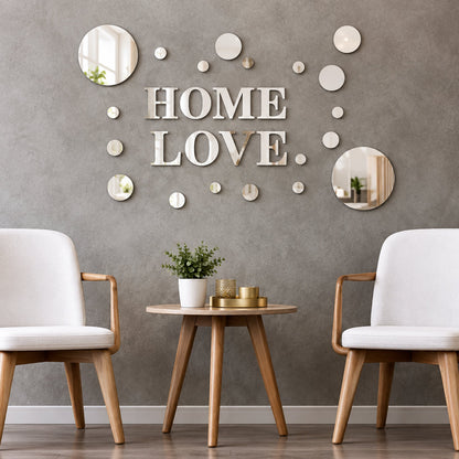 26-Piece 3D Acrylic Wall Decor
