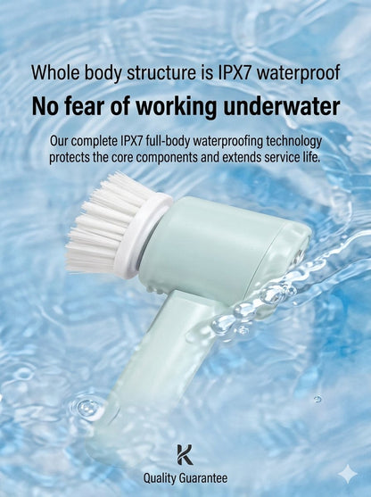 Handheld Multifunctional Electric Floor Cleaning Brush
