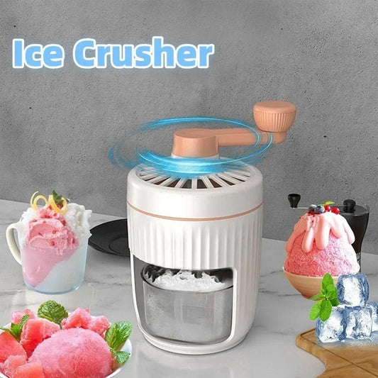 Hand-Crank Ice Shaver & Crusher