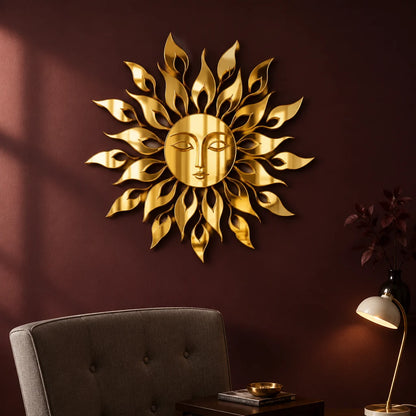 Sun Flame 3D Acrylic Wall Mirror